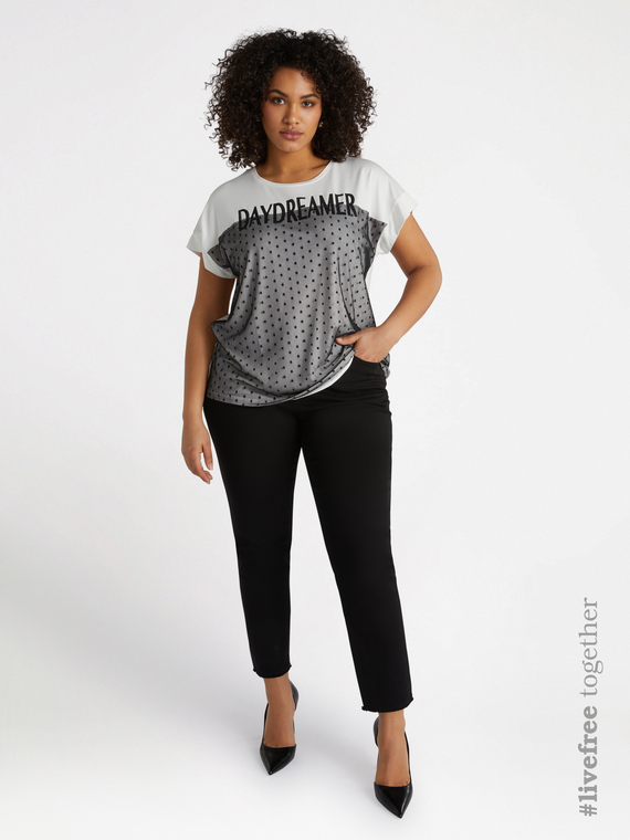 Pantaloni skinny in cotone