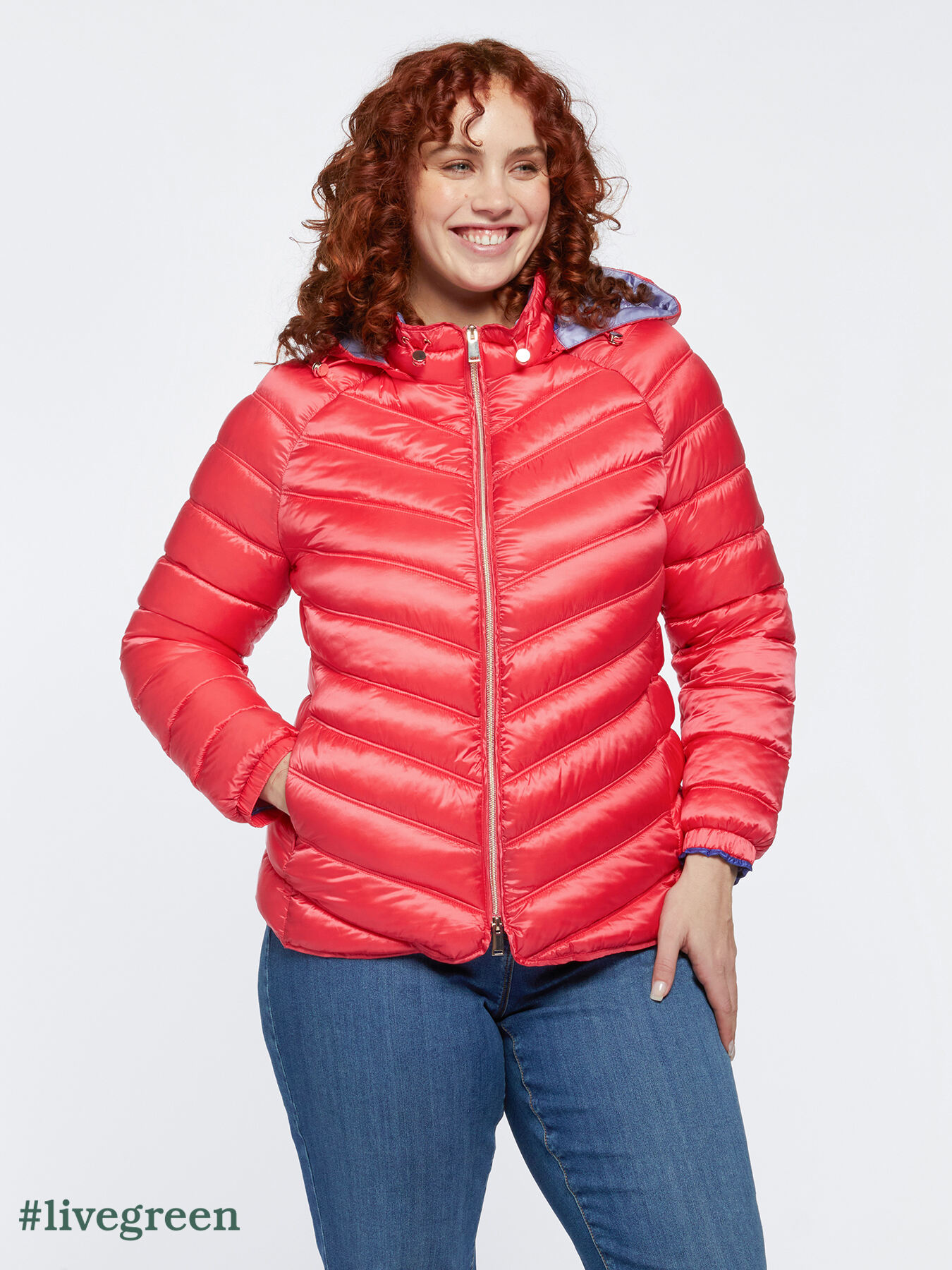 Two-tone Sorona® Aura lightweight down jacket image number 0