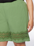 Short trousers with lace border image number 2