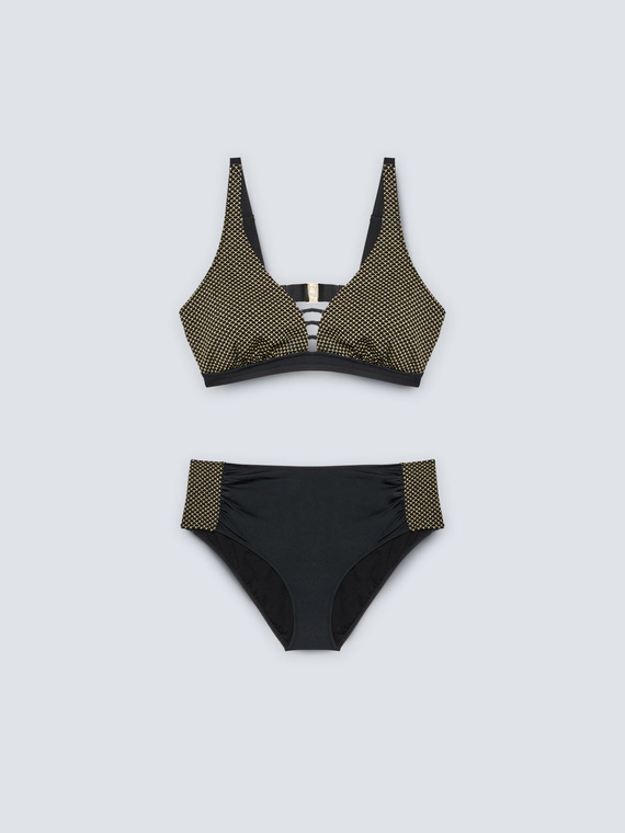 Bikini mit Lurex-Details