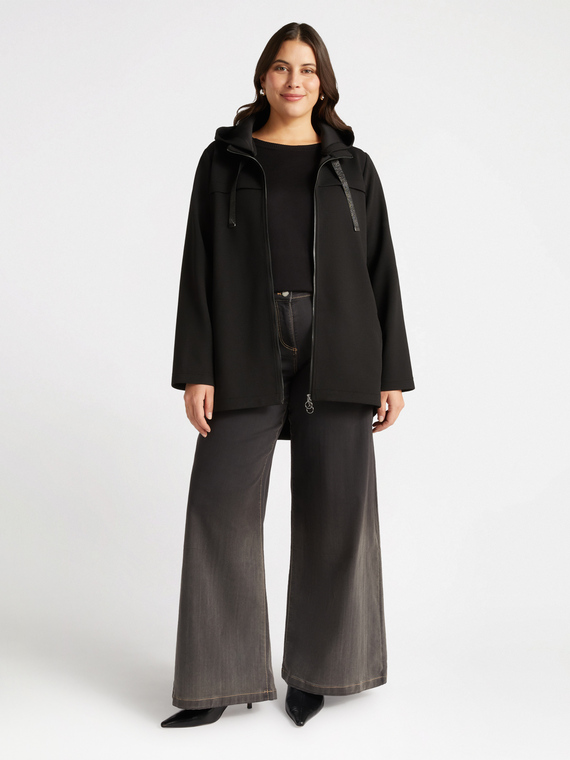 Parka con cappuccio e coulisse