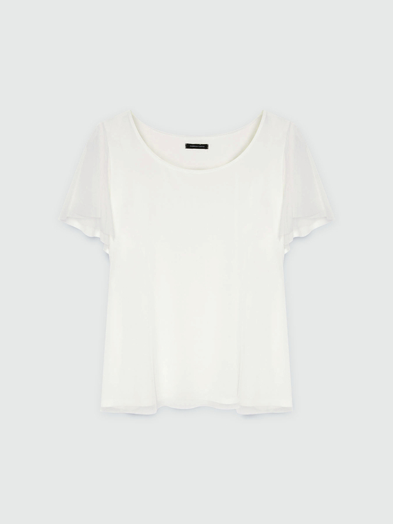 Tee-shirt en tulle