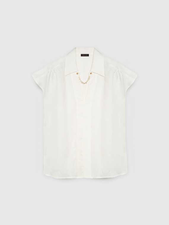 Blusa con catena con fibre in TENCEL™​
