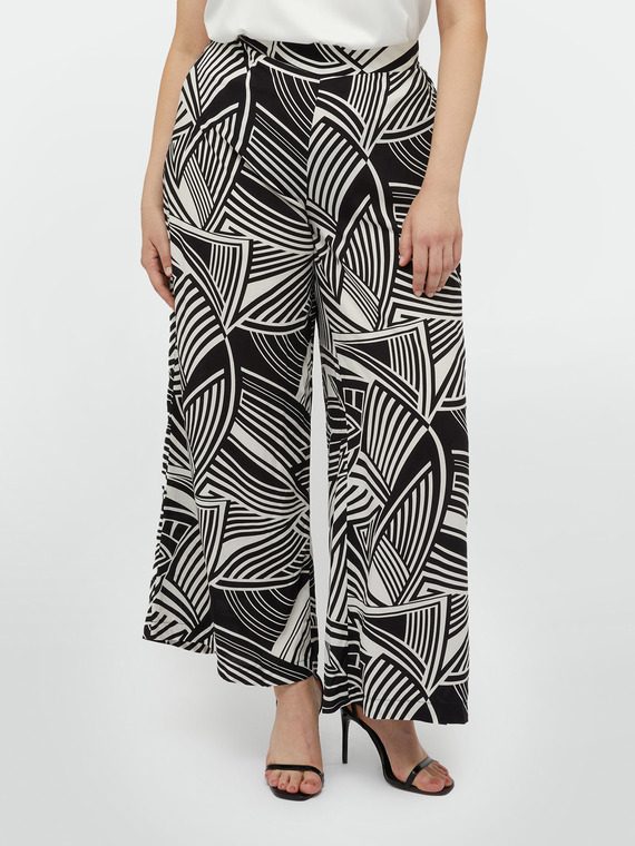 Printed trousers