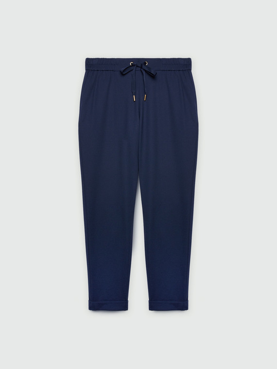 Pantaloni joggers in viscosa LENZING™ ECOVERO™