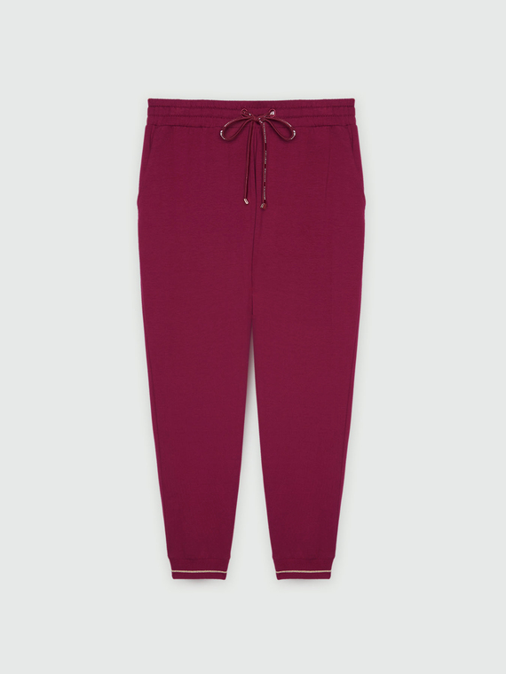 Pantaloni joggers in felpa