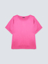 Blusa in raso fucsia image number 3