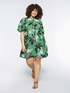 Kleid mit Blätterdruck image number 0