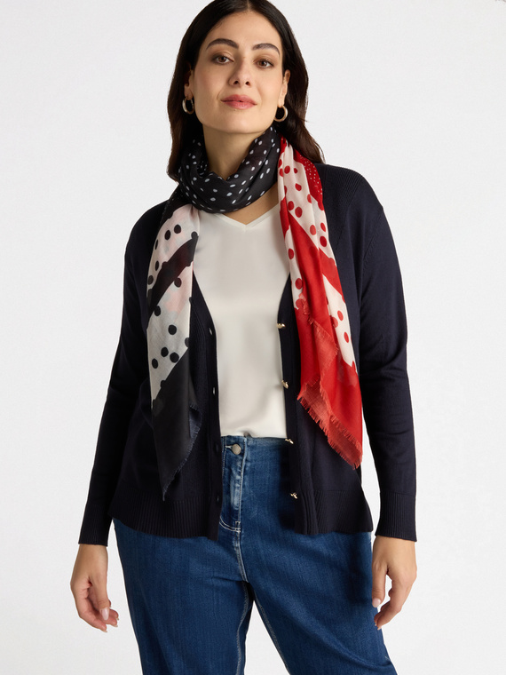 Foulard a pois