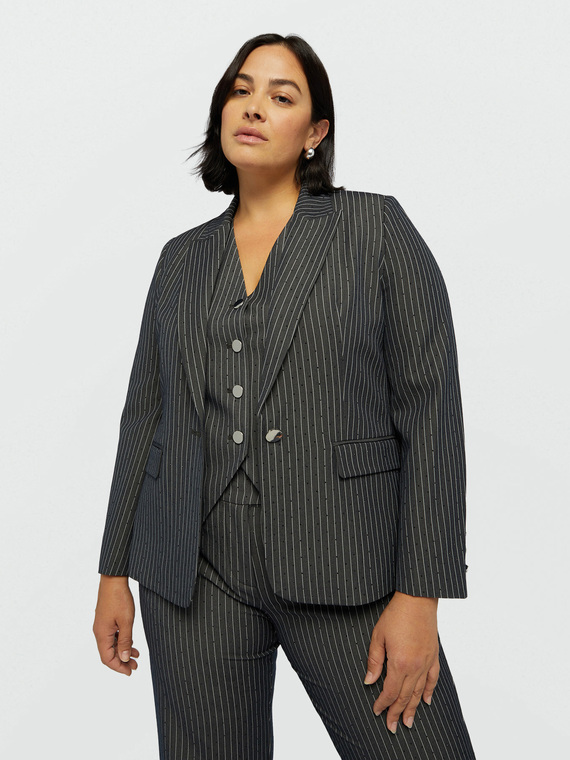 Pinstripe blazer