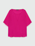 Blusa con inserto a V image number 4
