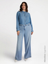 Jeans Wide Leg con fibre in TENCEL™​ image number 0