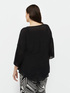 Blusa ampia con coulisse in vita image number 1