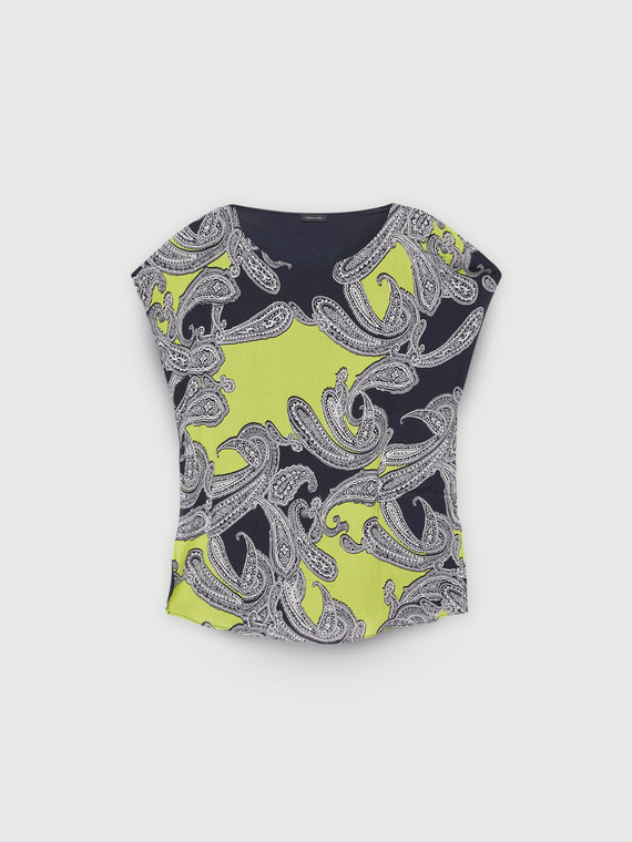 T-shirt dalla stampa bandana