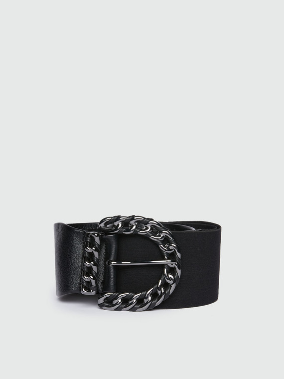 Chain belt with buckle