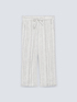 Pantalones de rayas con fajín en la cintura image number 4