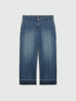 Jeans cropped con tasche all'americana image number 5