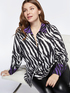 Camicia dalla stampa zebra image number 3