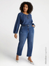 Jeans Moon Fit con micro strappi image number 0