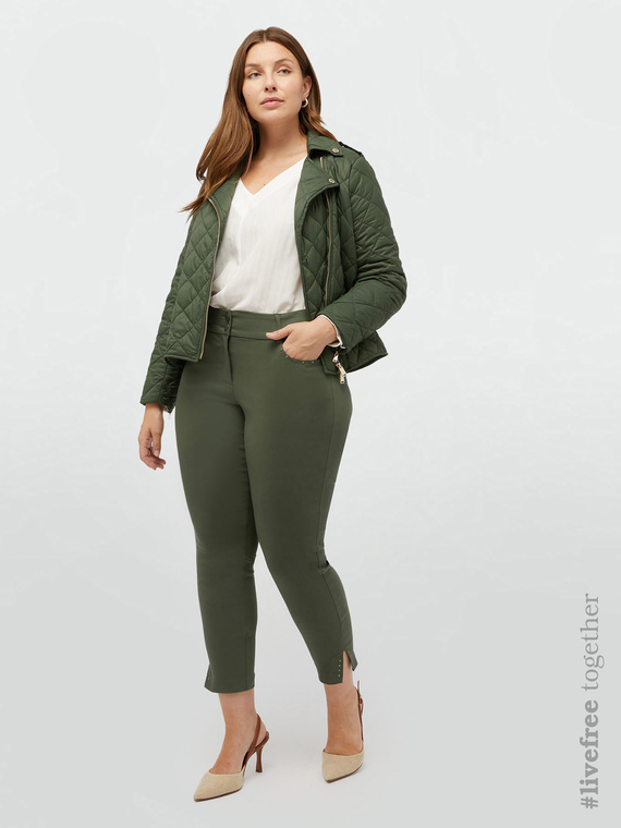 LENZING™ ECOVERO™ viscose skinny trousers