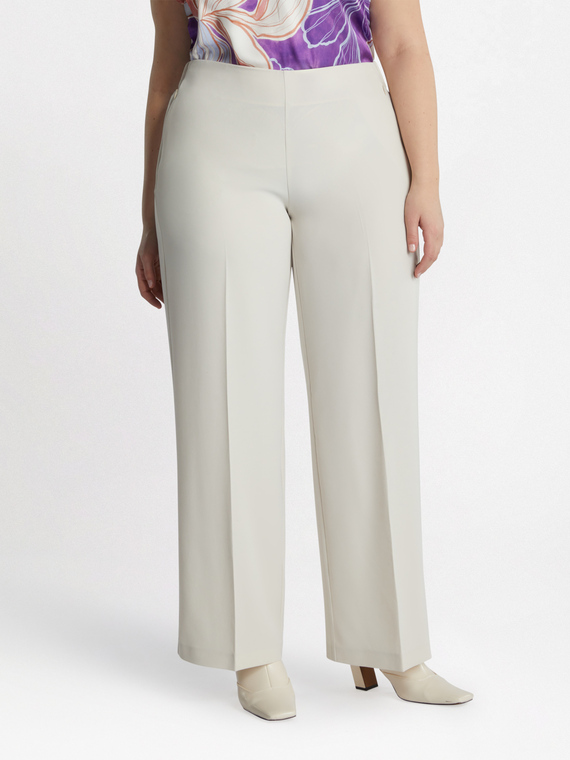 Pantaloni straight fit con fibre in TENCEL™