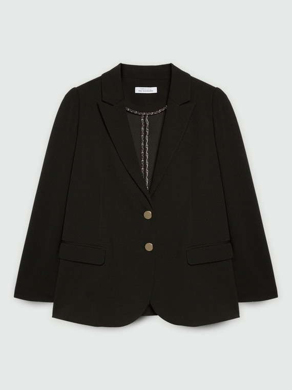 Blazer in tessuto stretch