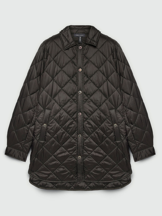 Light weight down jacket with geometric stitching