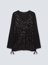 T-shirt con ricamo in paillettes image number 4