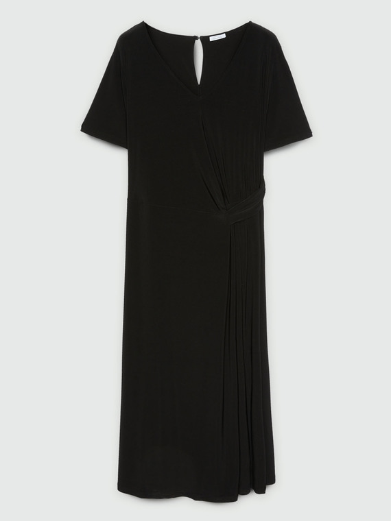 Vestito in jersey con passante laterale
