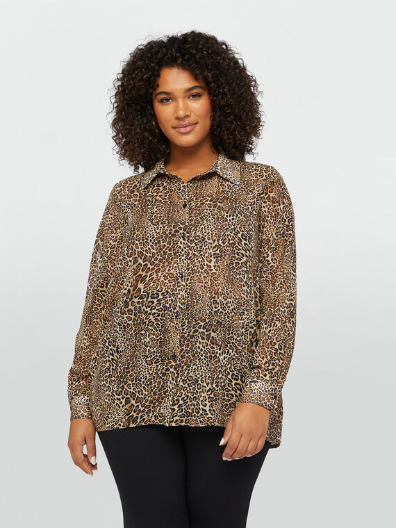 Leopard print sweater