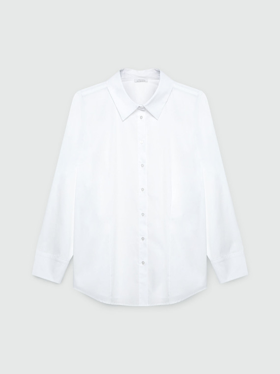 White poplin shirt