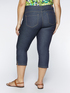 Capri-Jeans mit Steppnähten in Kontrastfarbe image number 1