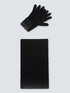 Schal und Handschuhe mit Applikationen image number 0