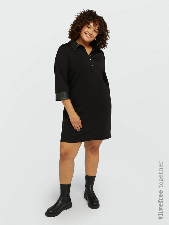 LENZING™ ECOVERO™ viscose mini dress