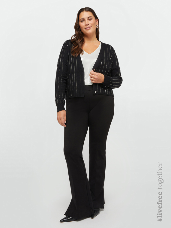 LENZING™ ECOVERO™ viscose embroidered cardigan