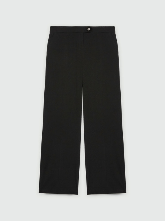 Wide straight trousers