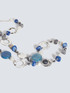 Lange Halskette in Blautönen image number 1