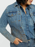 Giubbotto in denim con strass image number 6